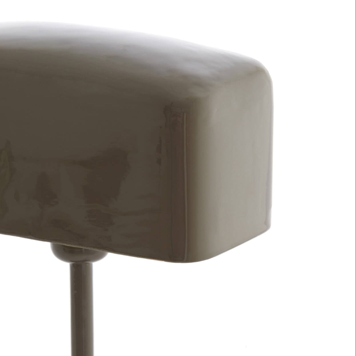 Shiny Dark Brown Retro Table Lamp Uneeka