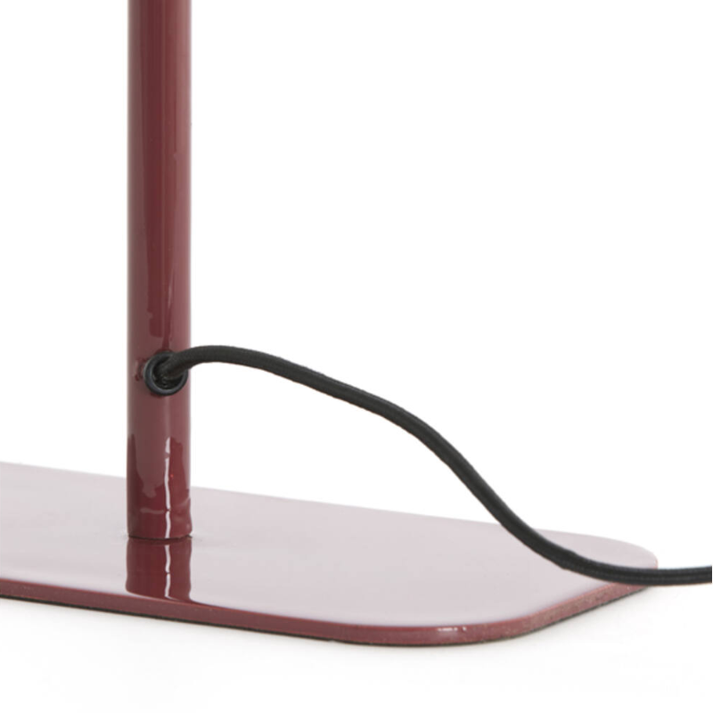 Shiny Burgundy Retro Table Lamp - 1897317 - Uneeka