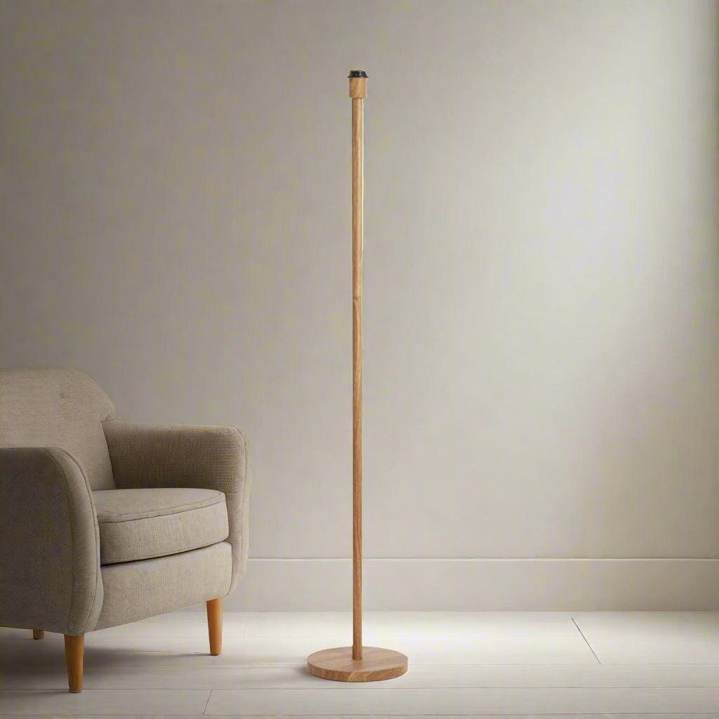 Sleek Wood Floor Lamp - 1713482 - Uneeka