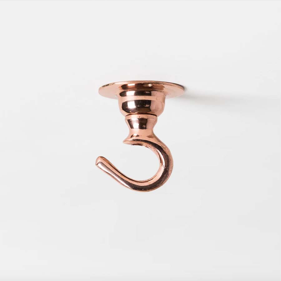 Small Brass Ceiling Hooks Copper