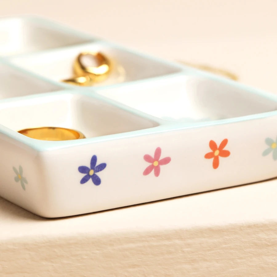 Small Motif Ceramic Trinket Tray - 82645 - Uneeka