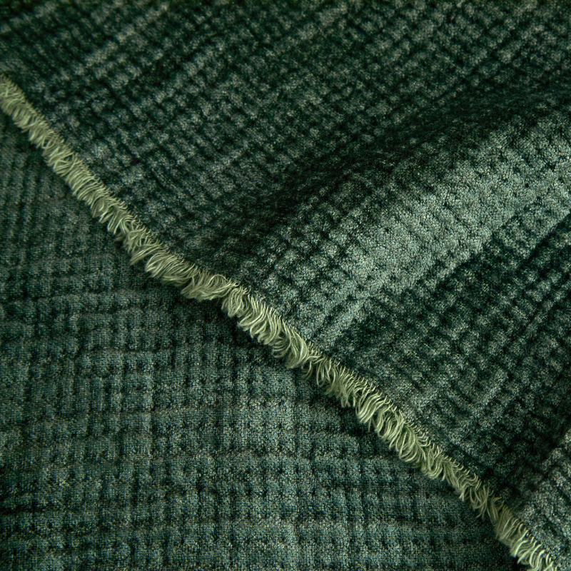 Soft Chenille Ribbed Throw - Eucalyptus - Uneeka