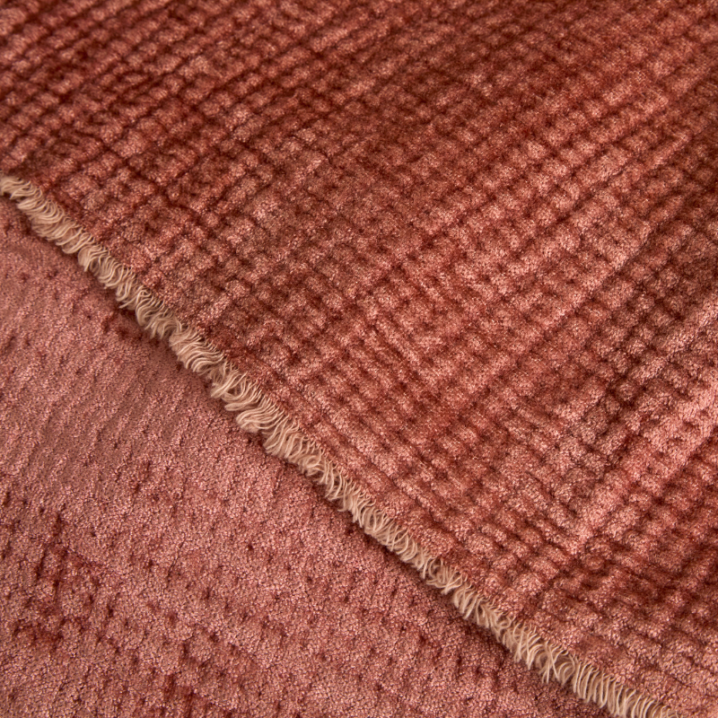 Soft Chenille Ribbed Throw - Rose - Uneeka