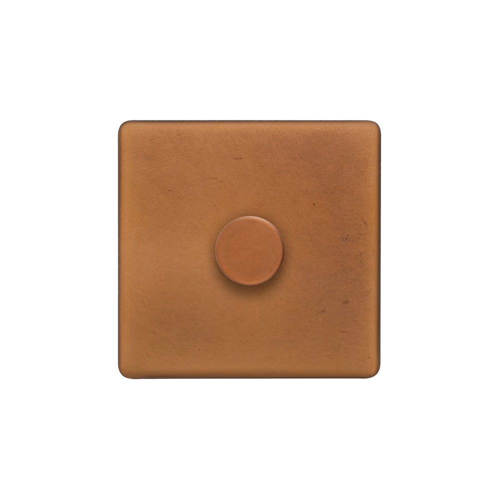 Soho Lighting 1 Gang 2 Way Intelligent Dimmer Switch - Antique Copper - Uneeka
