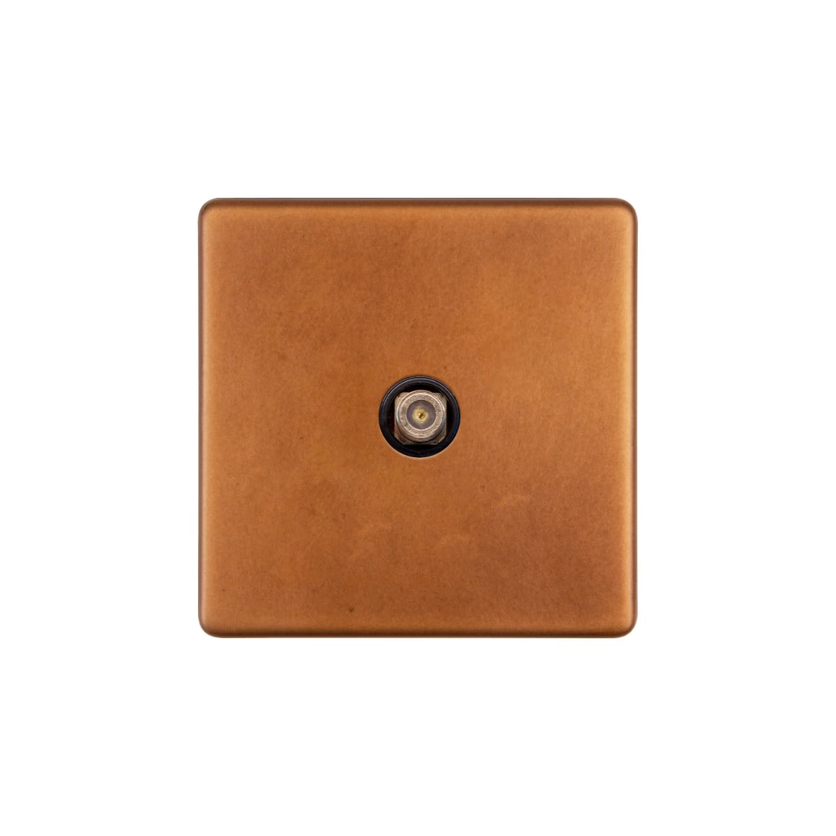 Soho Lighting 1 Gang Satellite Socket Antique Copper Uneeka