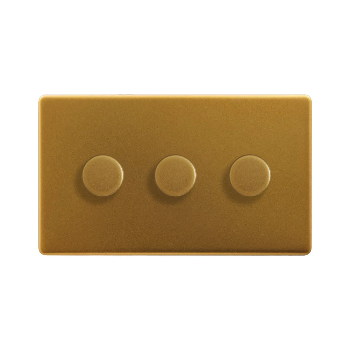 Soho Lighting 3 Gang 2 Way Intelligent Dimmer Switch - Uneeka - SS-SH-20-LTS203-AG