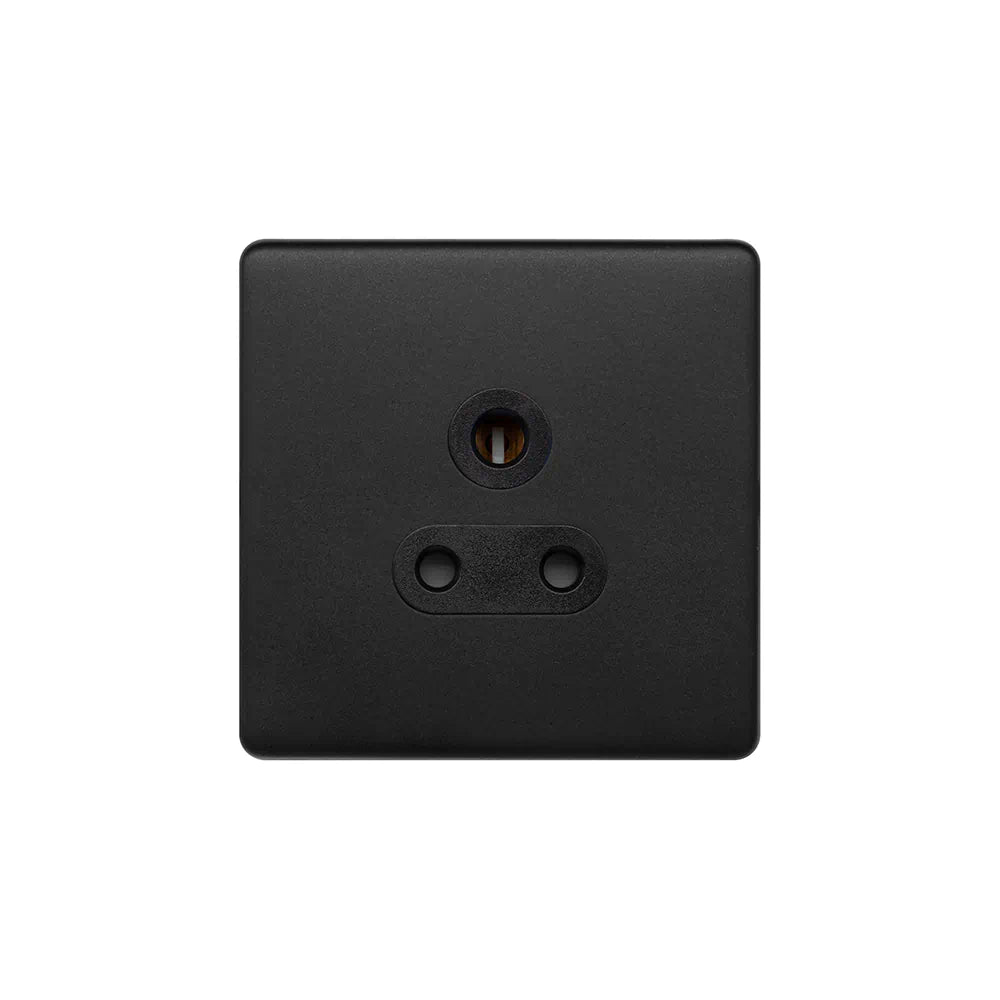 Soho Lighting 5 Amp Light Socket Matt Black Black Insert Uneeka