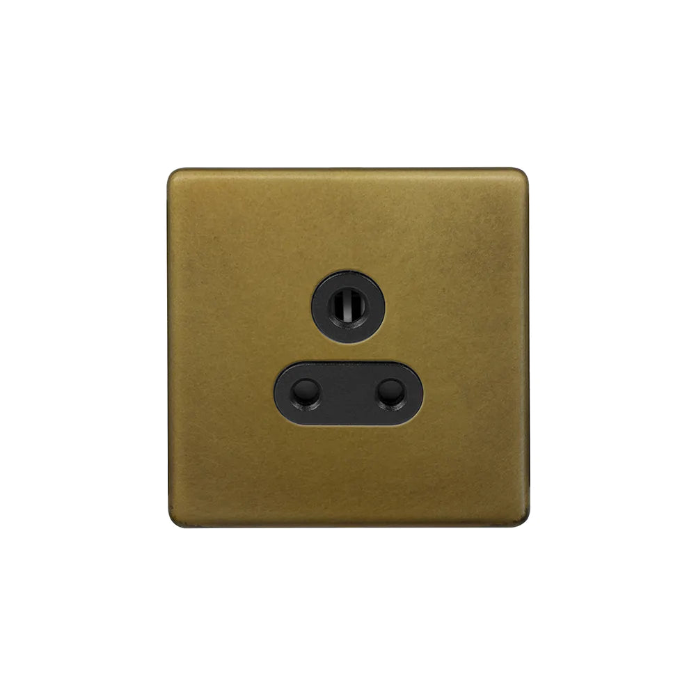 Soho Lighting 5 Amp Light Socket Old Brass Uneeka
