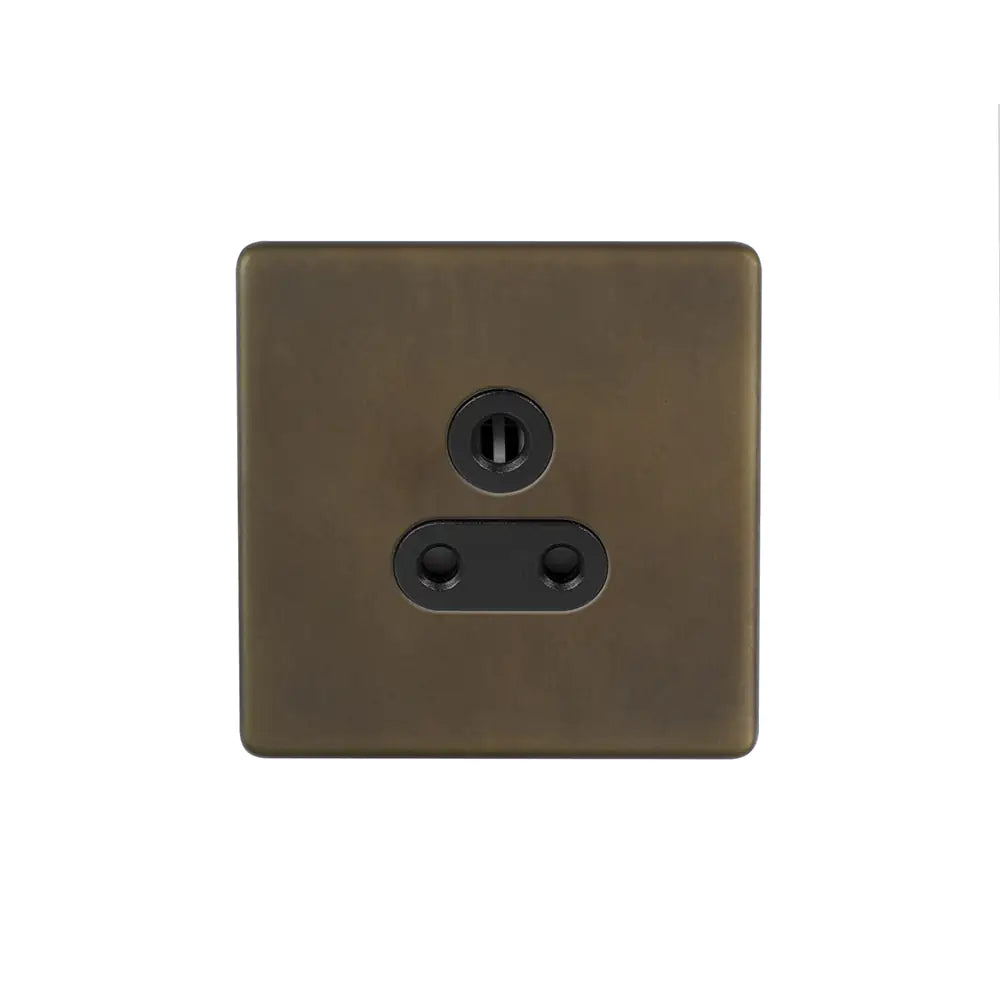 Soho Lighting 5 Amp Light Socket Vintage Brass Uneeka