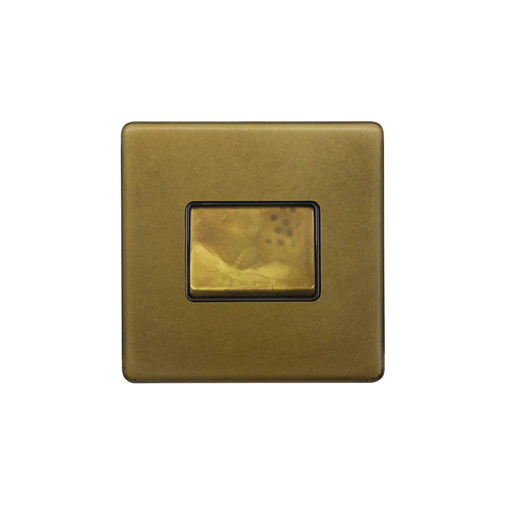 Soho Lighting Extractor Fan Isolator Switch Old Brass Uneeka
