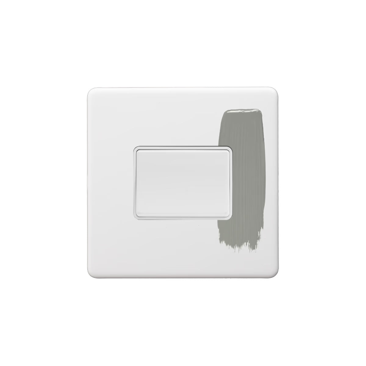 Soho Lighting Extractor Fan Isolator Switch Paintable with White Detail Uneeka