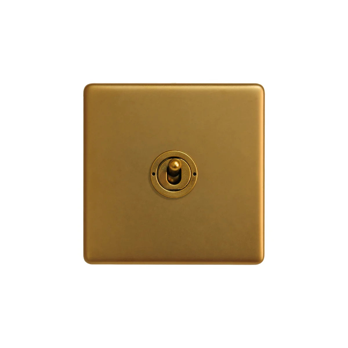 Soho Lighting Sloane 1 Gang 2 Way Toggle Switch - Antique Gold - Uneeka