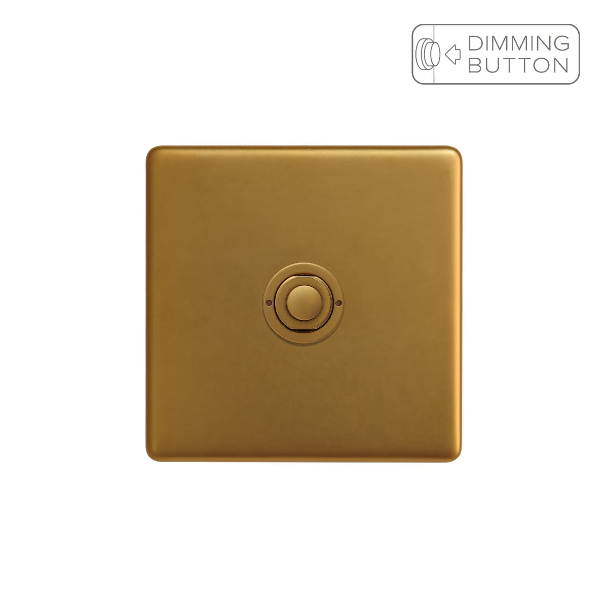 Soho Lighting Sloane 1 Gang 6A Push Button Dimmer Switch - Uneeka