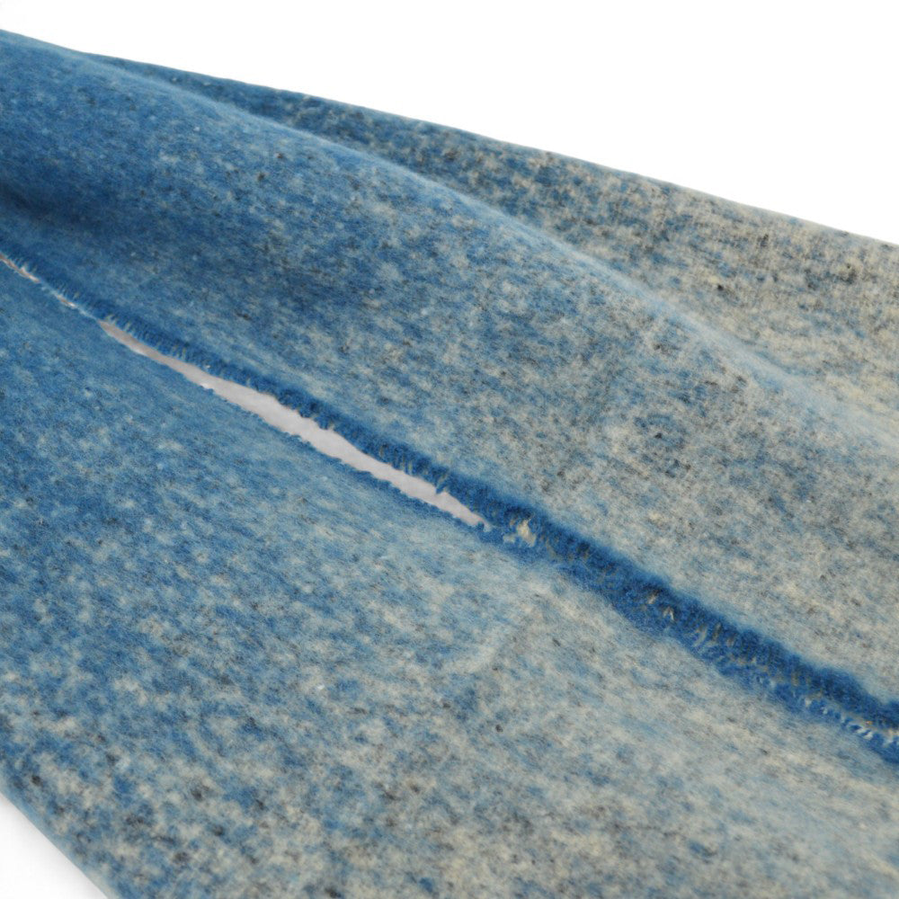 Speckled Tone Winter Scarf - Blue & Grey - Uneeka Close Up