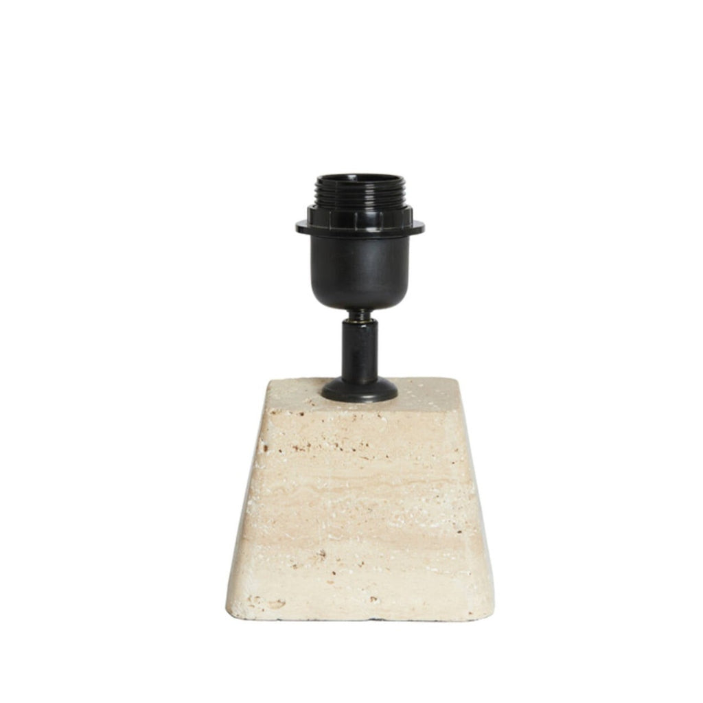Square Sand Textured Cement Lamp Base