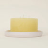 St Eval Chalk Ceramic Candle Plate - F01018 - Uneeka