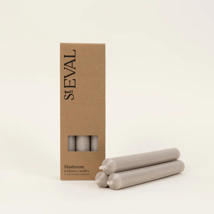 St Eval Gift Pack Dinner Candles Mushroom - F01190 - Uneeka