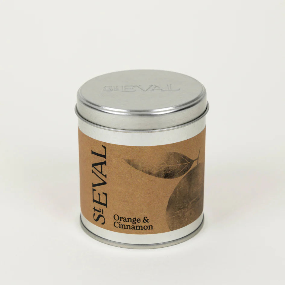 St Eval Tin Candle Orange & Cinnamon - Uneeka