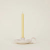 St Eval White Speckle Mini Candle Holder with Handle - F01350 - Uneeka