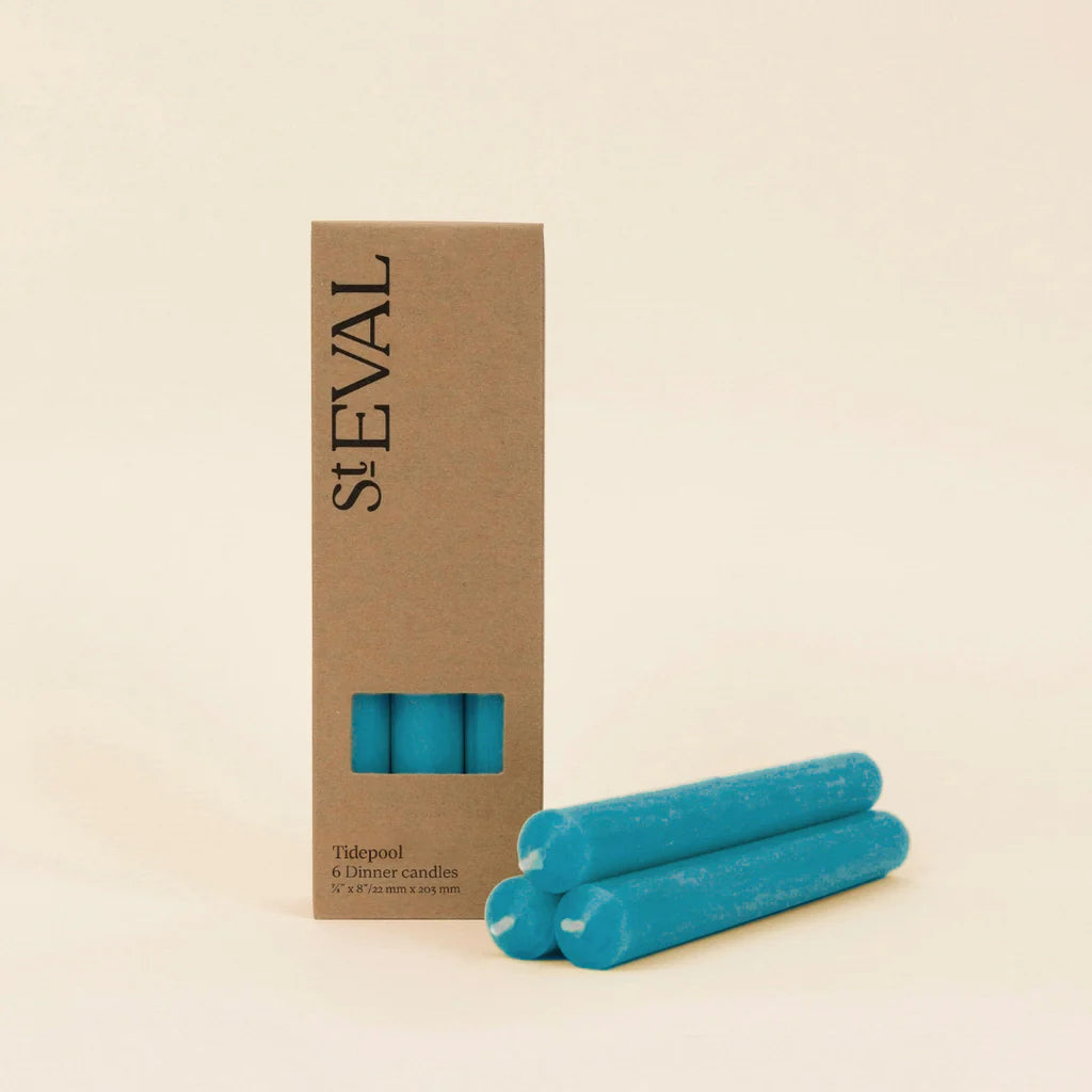 St Eval Gift Pack Dinner Candles Tidepool - F01941 - Uneeka