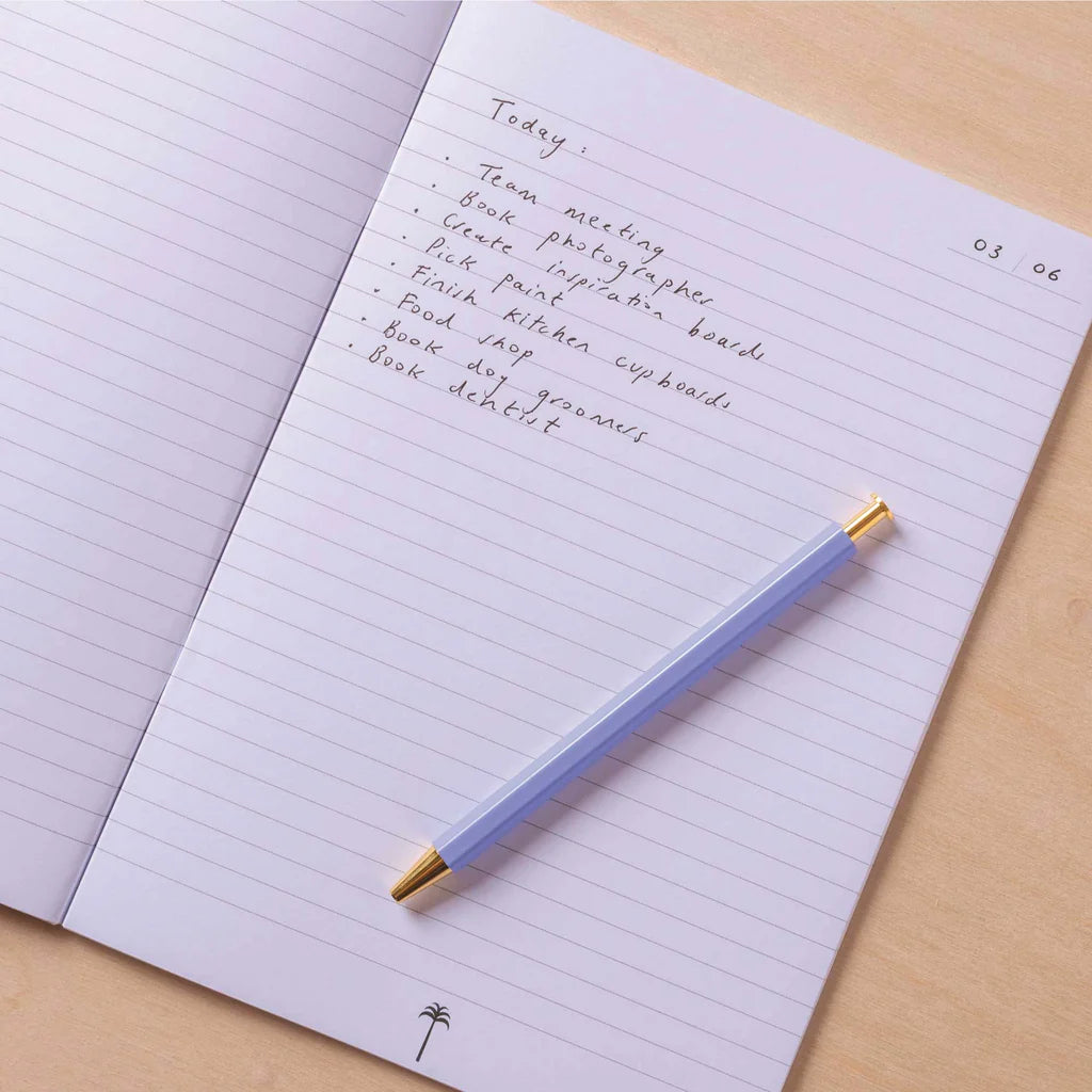 Golden Sun A5 Lined Flat Lay Notebook