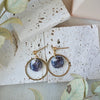 Equinox Gold Drop Hoops - SH - Air Black - Uneeka