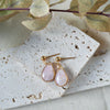 Celestia Gold Teardrop Drop Earrings