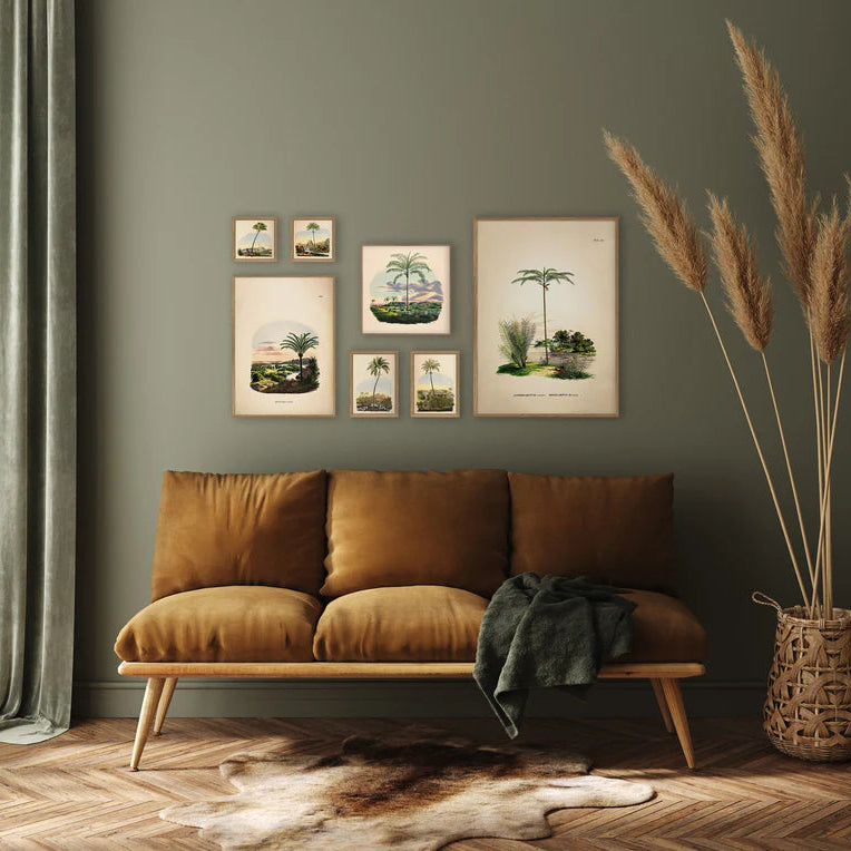 Palmarum Palm II Framed Mini Art Print - OFG 15x21 RC230 - Uneeka