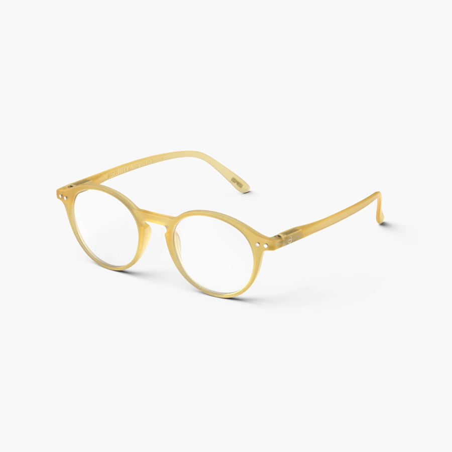Stylish Reading Glasses - Style D Honey Yellow