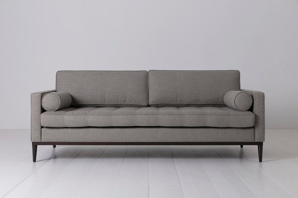 Swyft Model 02 3 Seater Sofa - Core Fabrics Shadow Linen