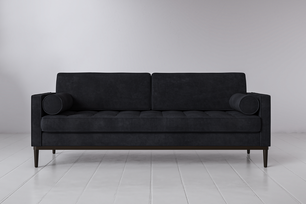 Swyft Model 02 3 Seater Sofa - Ink Suede
