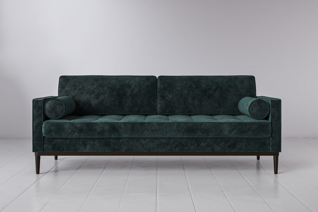 Swyft Model 02 3 Seater Sofa - Ocean Mottled Velvet
