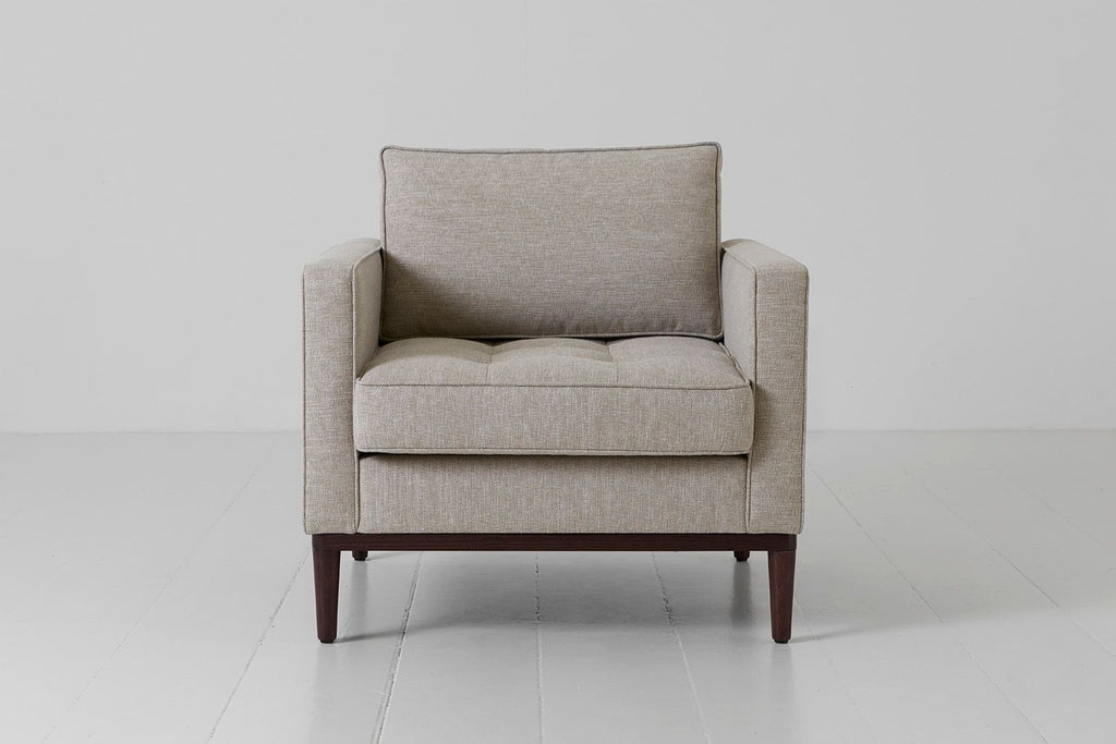Swyft Model 02 Armchair - Core Fabrics Pumice Linen