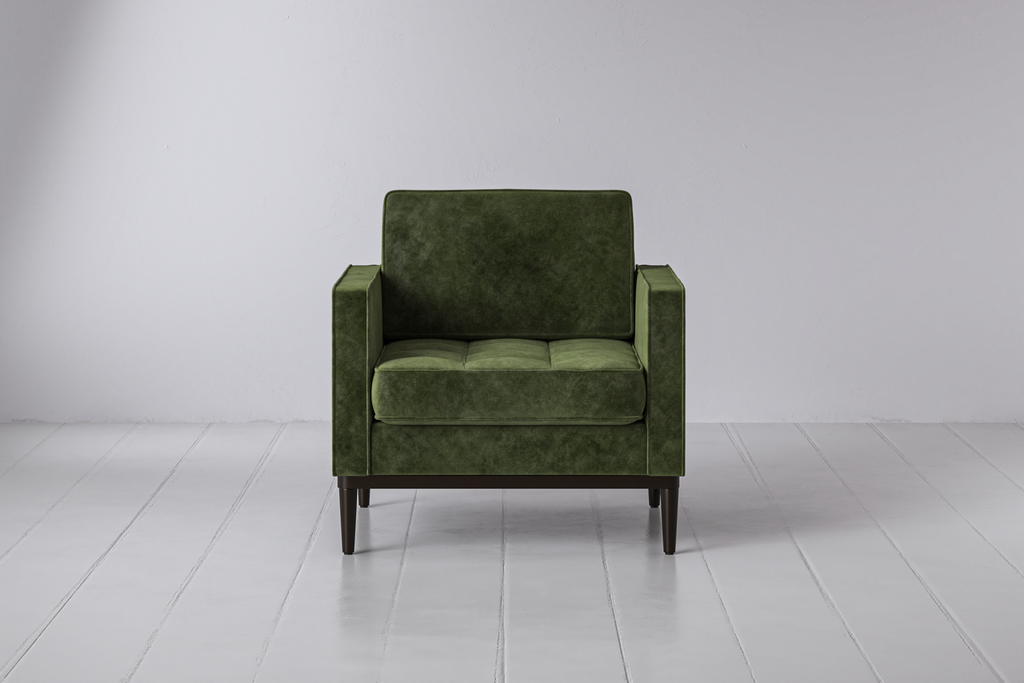 Swyft Model 02 Armchair - Conifer Mottled Velvet