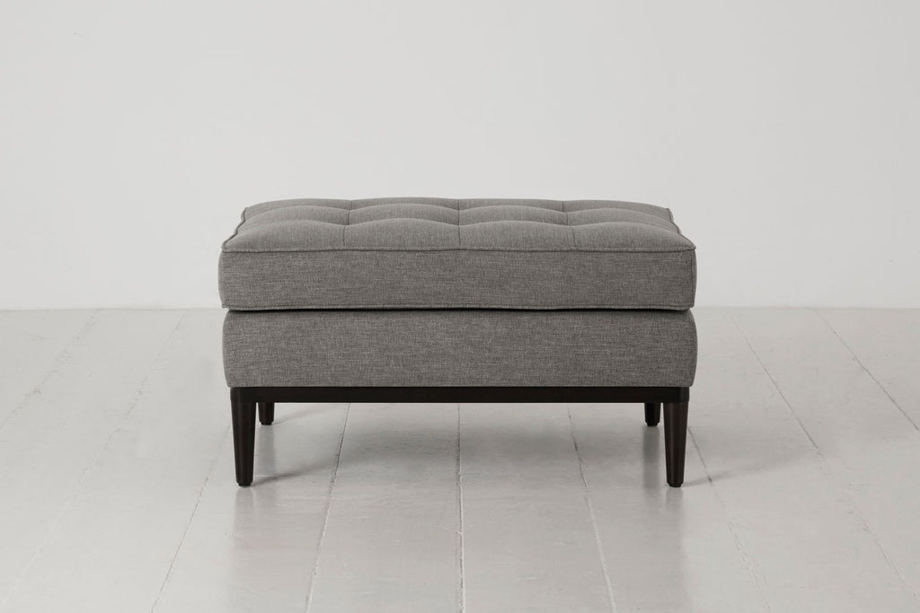 Swyft Model 02 Ottoman - Made To Order Shadow Linen