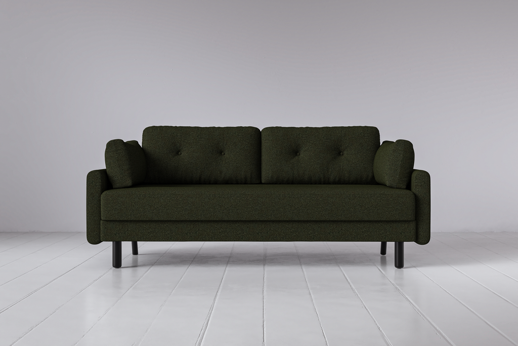 Swyft Model 04 3 Seat Double Sofa Bed - Fern Boucle