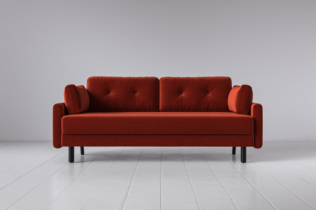 Swyft Model 04 3 Seat Double Sofa Bed - Harissa Chenille