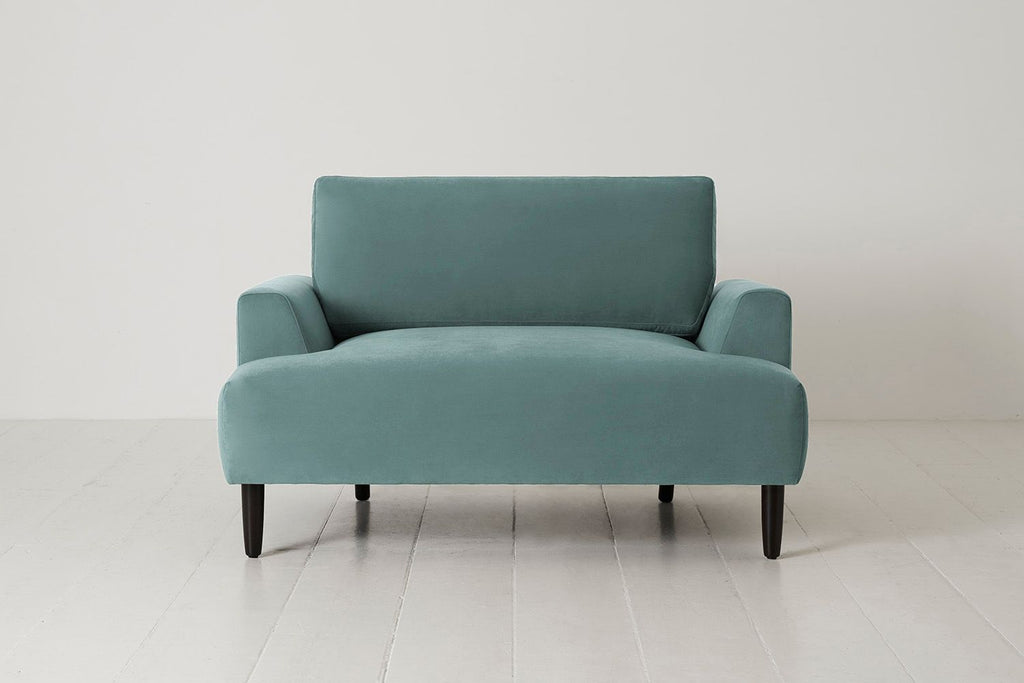 Swyft Model 05 Love Seat - Made To Order Velvet Airforce