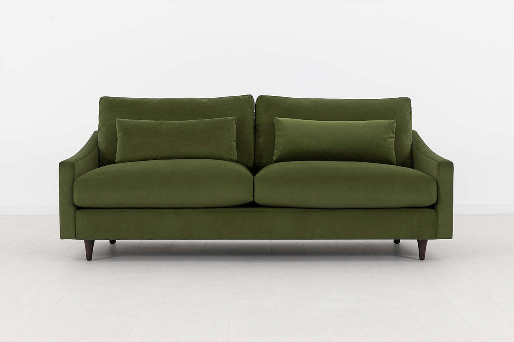 Swyft Model 07 3 Seater Sofa - Vine Velvet