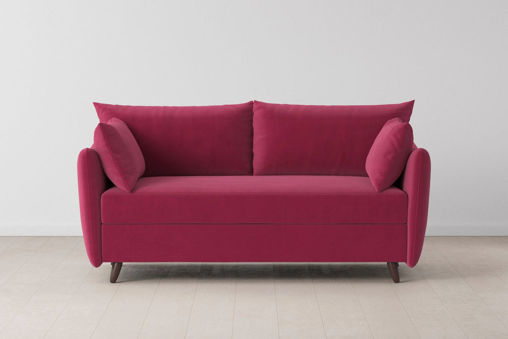 Swyft Model 08 2.5 Seater Sofa Bed - Made To Order Peony Velvet