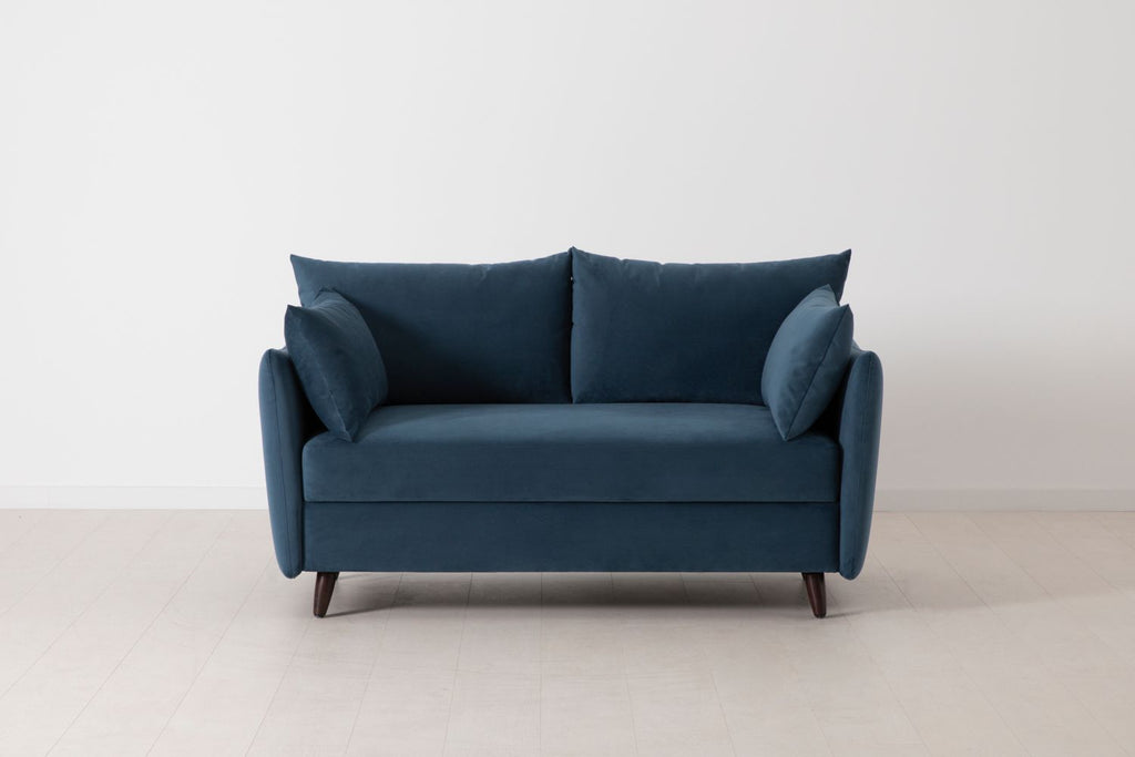 Swyft Model 08 2 Seater Sofa Bed - Core Fabrics Teal Velvet