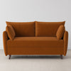 Swyft Model 08 2 Seater Sofa Bed - Made To Order -Bronze Eco Velvet - Uneeka