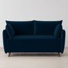 Swyft Model 08 2 Seater Sofa Bed - Made To Order - Indigo Eco Velvet - Uneeka