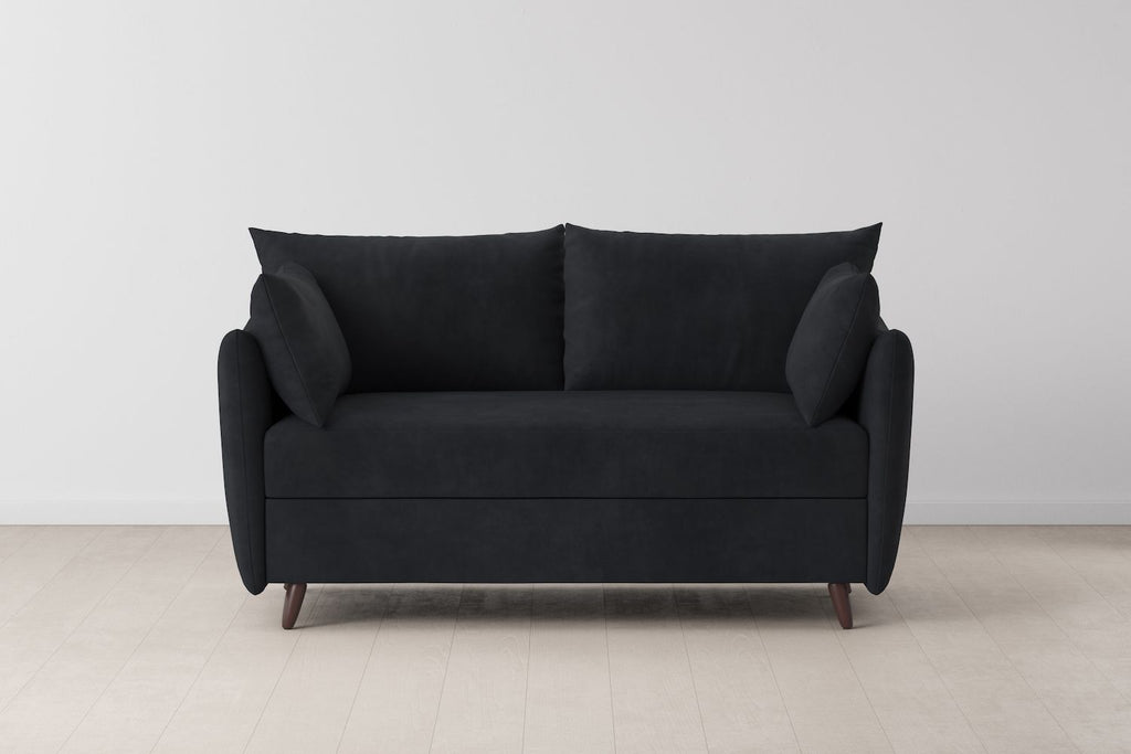 Swyft Model 08 2 Seater Sofa Bed - Made To Order Ink Suede