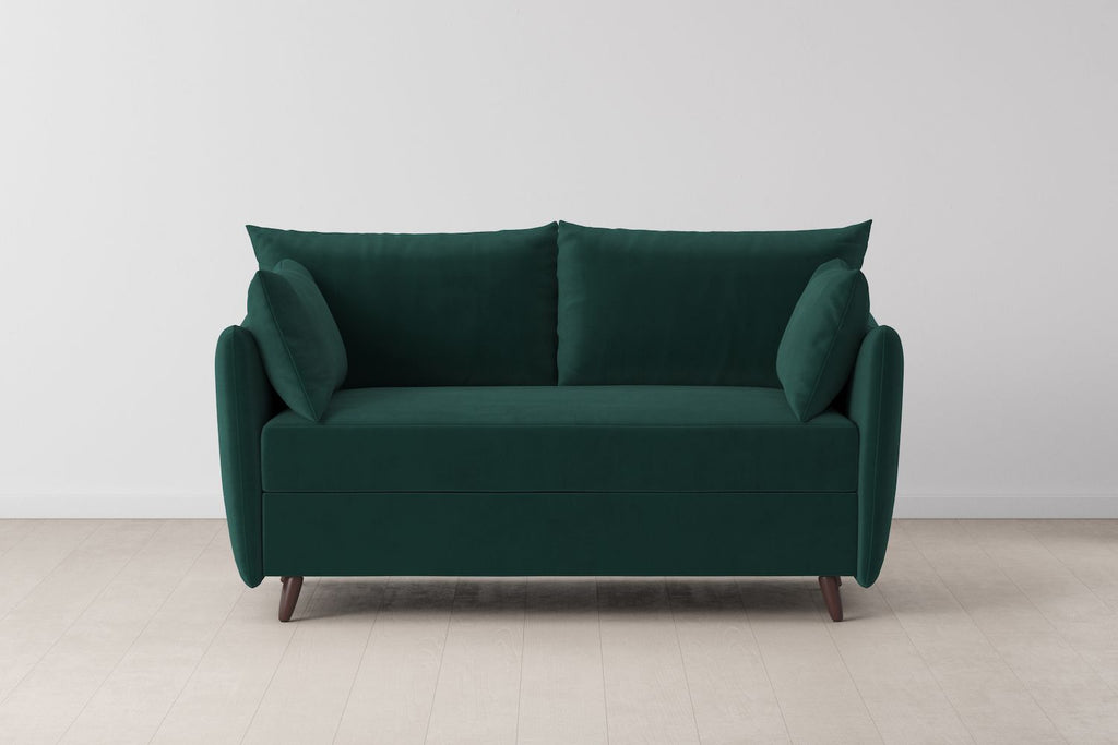 Swyft Model 08 2 Seater Sofa Bed - Made To Order Kingfisher Velvet