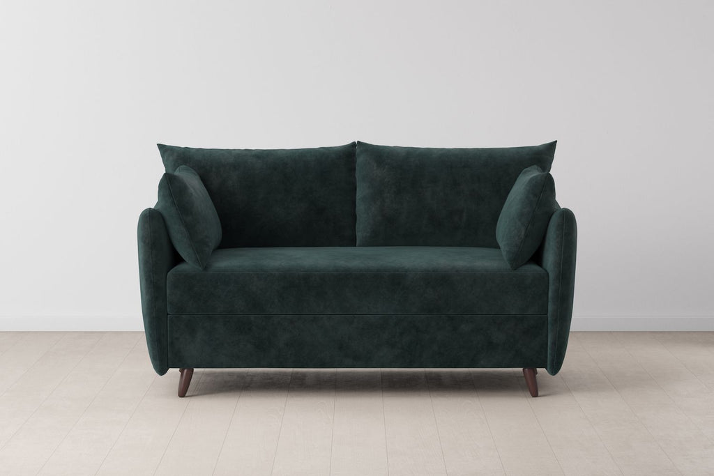 Swyft Model 08 2 Seater Sofa Bed - Made To Order Ocean Mottled Velvet