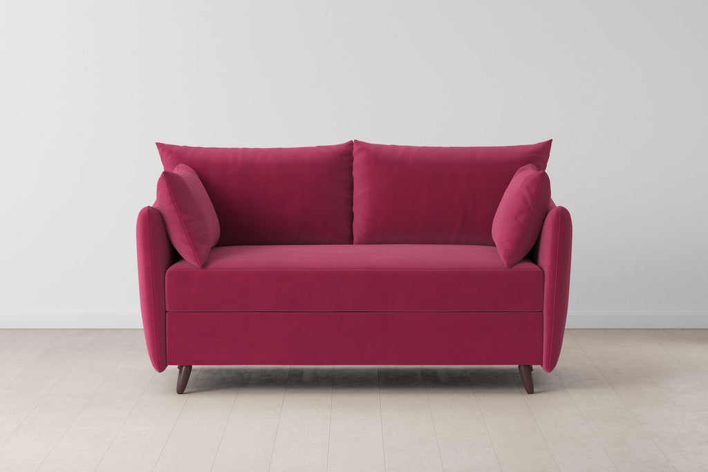 Swyft Model 08 2 Seater Sofa Bed - Made To Order Peony Velvet
