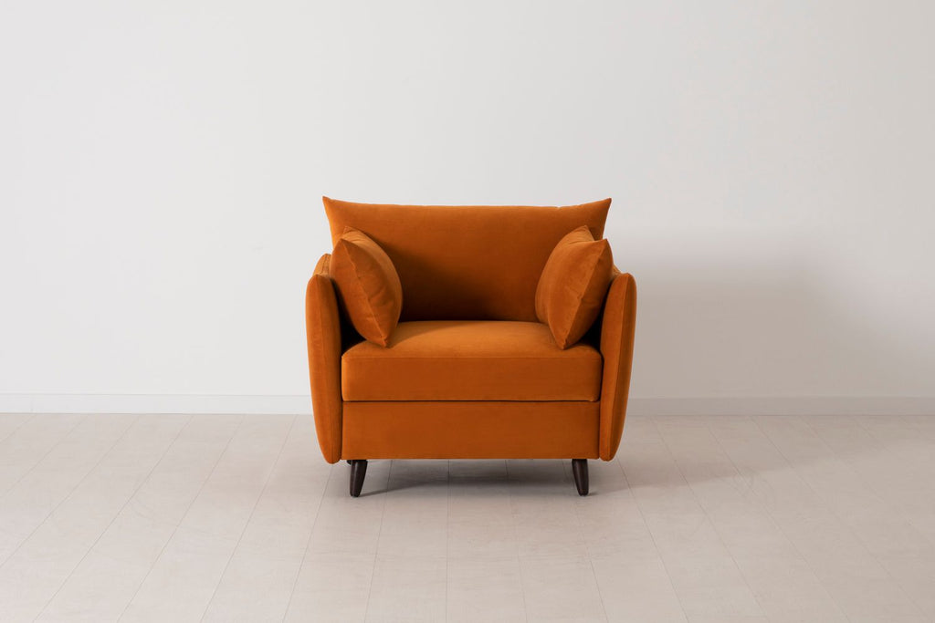 Swyft Model 08 Armchair Bed - Made To Order Bronze Eco Velvet