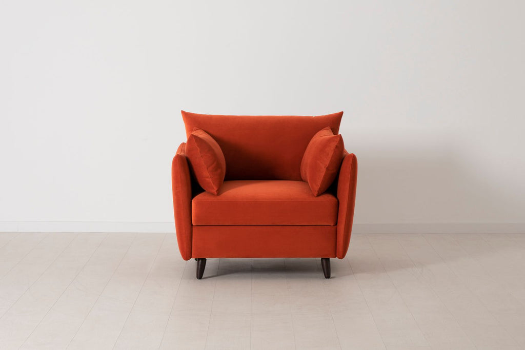 Swyft Model 08 Armchair Bed - Made To Order Paprika Eco Velvet