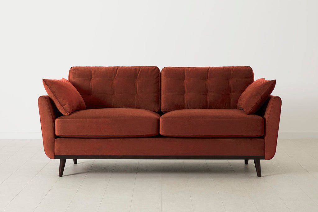 Swyft Model 10 2 Seater Sofa - Made To Order Brick velvet